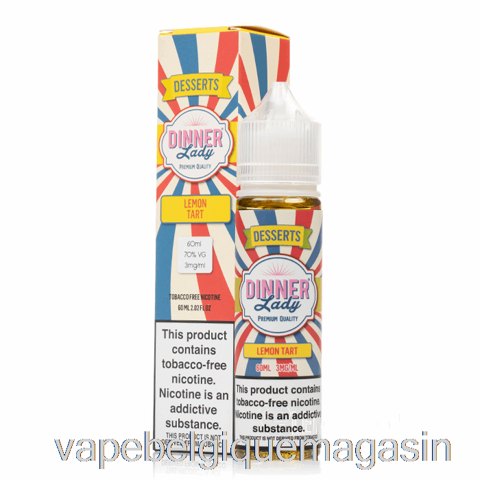 Tarte Au Citron Au Jus De Vape - Vape Dîner Dame - 60ml 0mg